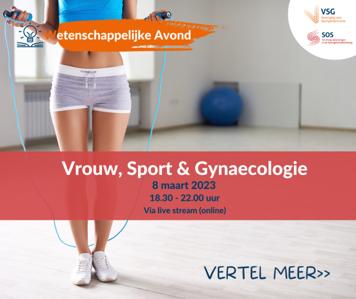 Wetenschappelijke avond Vrouw Sport en Gynaecologie